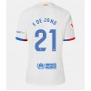 Barcelona Frenkie de Jong #21 Auswärtstrikot 2023-24 Kurzarm